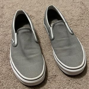 Light grey slip on vans